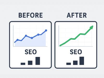 before and after seo